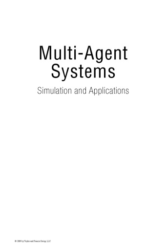 Multi-Agent Systems: Simulation and Applications