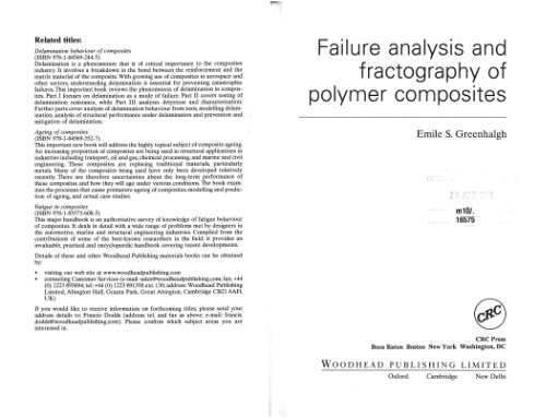 Failure Analysis and Fractography of Polymer Composites (Woodhead Publishing in Materials)