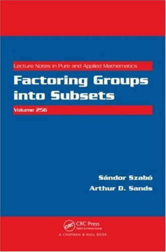 Factoring groups into subsets