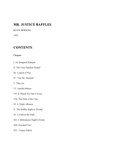 Mr. Justice Raffles