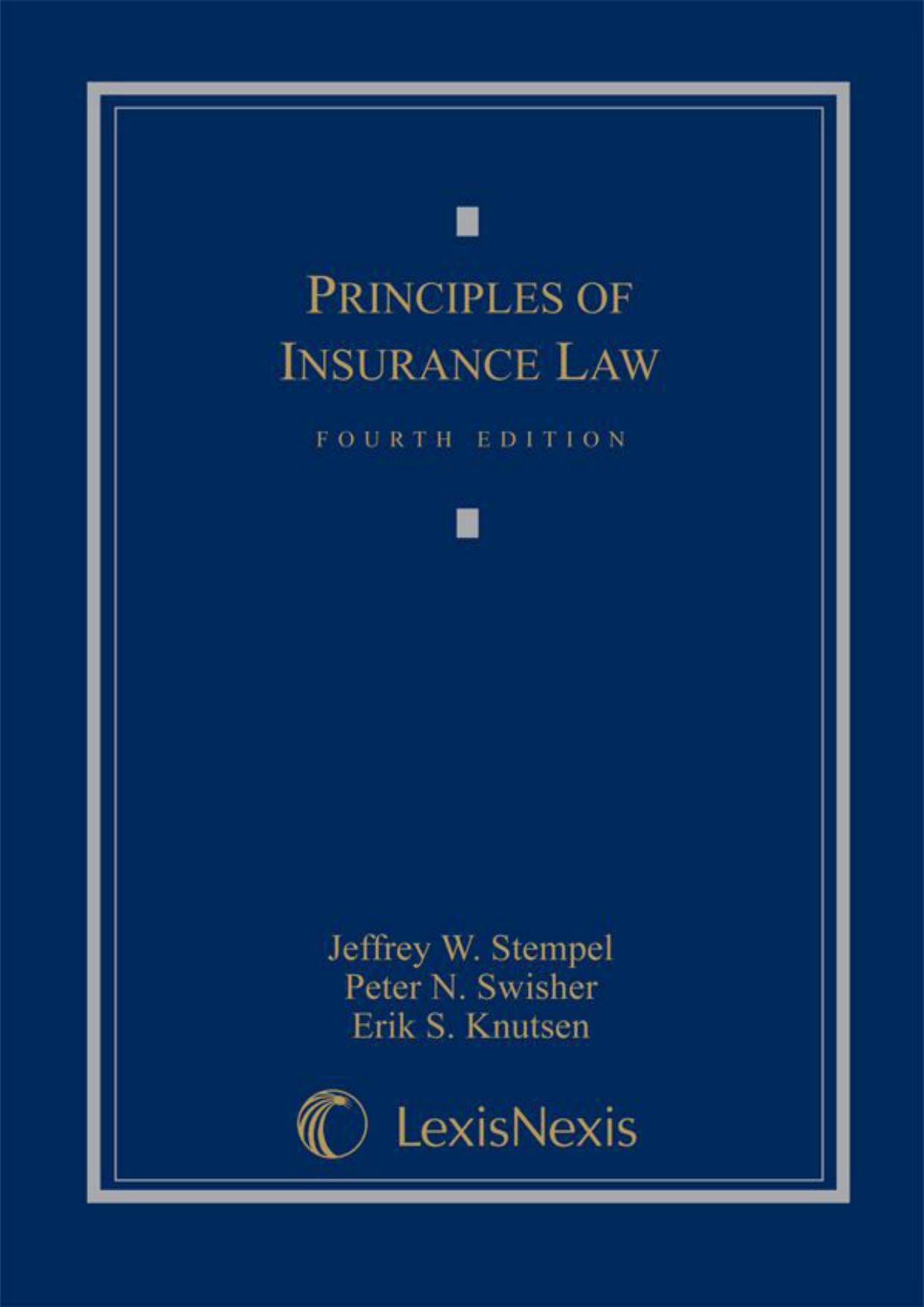 Principles of Insurance Law