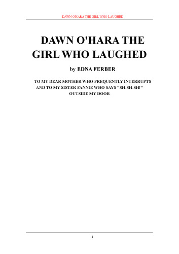 Dawn O'Hara, the Girl Who Laughed
