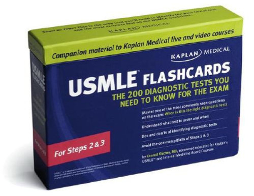 Kaplan Medical USMLE Diagnostic Test Flashcards: The 200 Diagnostic Test Questions You Need to Know for the Exam for Steps 2 & 3