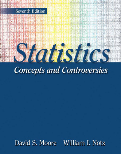 Statistics: Concepts and Controversies with Tables & ESEE Access Card, 7th Edition
