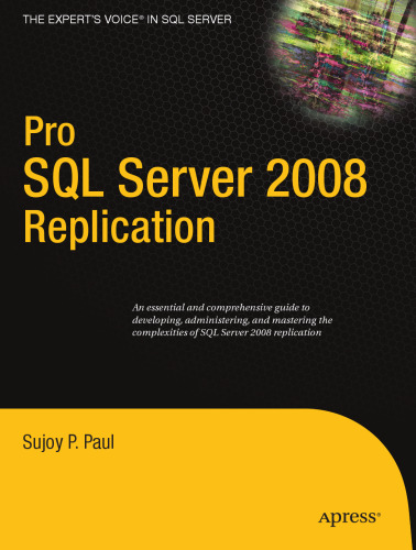 Pro SQL Server 2008 Replication