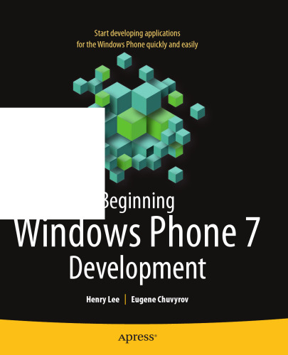 Beginning Windows Phone 7 Development