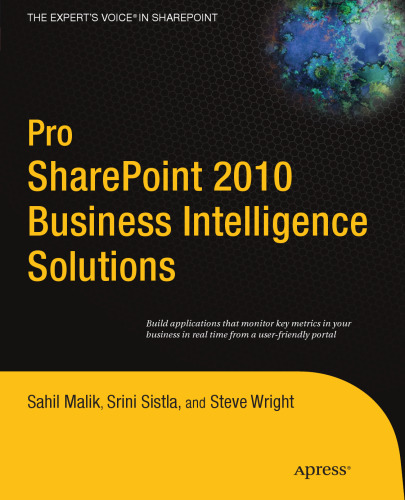 Pro SharePoint 2010 Business Intelligence Solutions