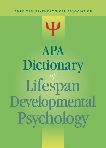 APA Dictionary of Lifespan Developmental Psychology