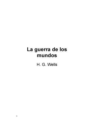 Guerra de los Mundos (Classic Fiction)