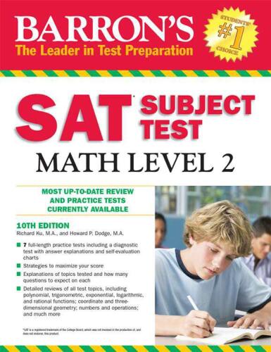 Barron's SAT Subject Test Math Level 2
