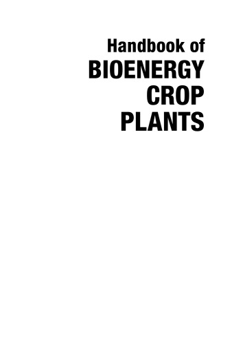 Handbook of Bioenergy Crop Plants