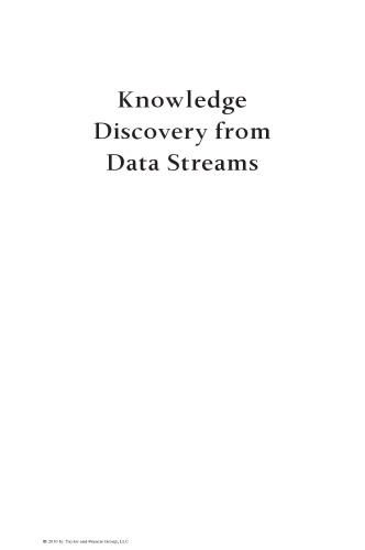 Knowledge Discovery from Data Streams