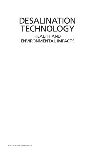 Desalination Technology: Health and Environmental Impacts