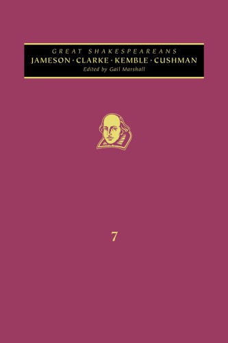Jameson, Cowden Clarke, Kemble, Cushman