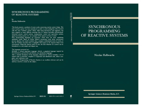 Synchronous programming of reactive systems