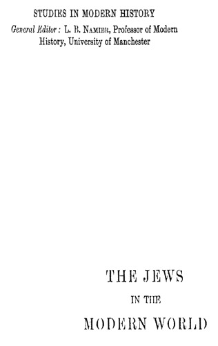 The Jews In The Modern World