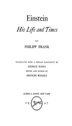Einstein: His life and times