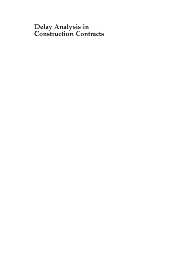 Delay analysis in construction contracts