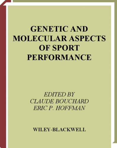 Genetic and molecular aspects of sports performance