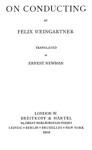 On Conducting