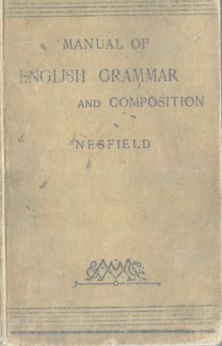Manual Of English Grammar And Composition - 1st Edition