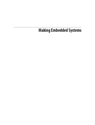 Making Embedded Systems: Design Patterns for Great Software