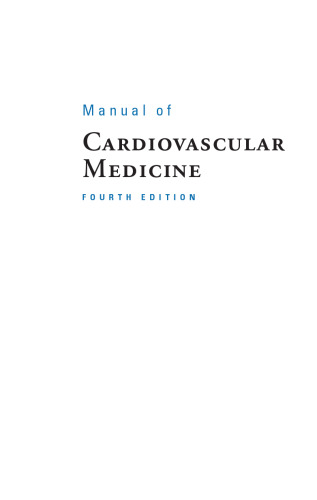 Manual of Cardiovascular Medicine