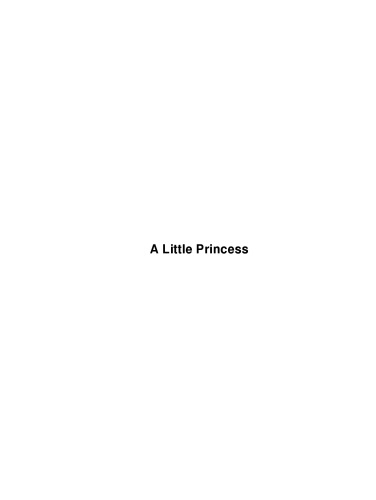 A Little Princess