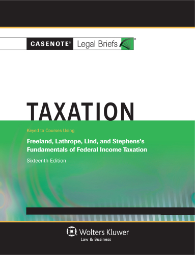 Taxation (Individual): Freeland, Sixth Edition