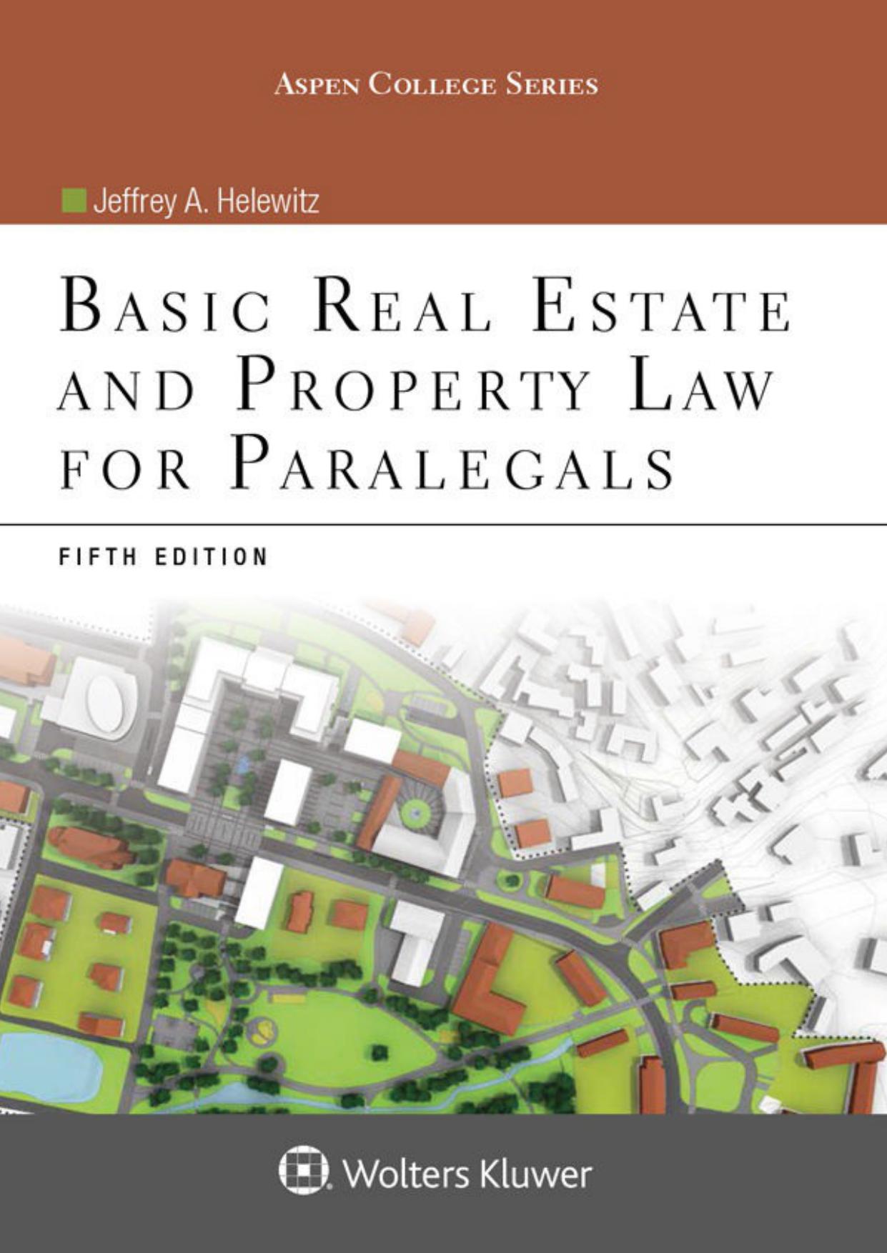 Basic Real Estate and Property Law for Paralegals