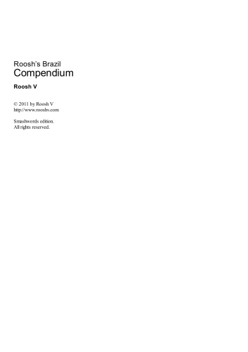 Roosh’s Brazil Compendium: Pickup Tips, City Guides, and Stories