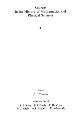 Descartes on Polyhedra: A Study of the De Solidorum Elementis