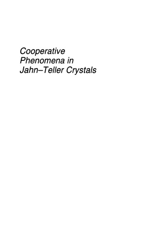 Cooperative Phenomena in Jahn - Teller Crystals