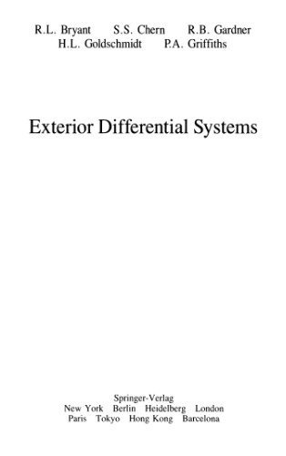 Exterior Differential Systems