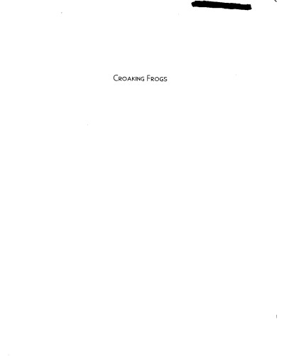 Croaking Frogs: A Guide to Sanskrit Metrics and Figures of Speech