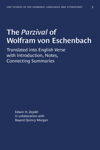 The "Parzival" of Wolfram von Eschenbach