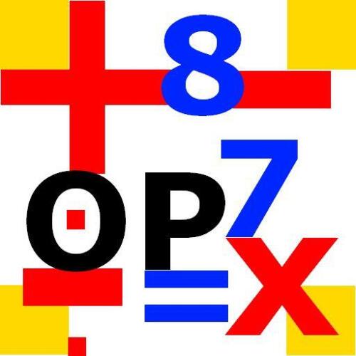 Opculato: Mathematical Puzzle Book: The arithmetic operator calculation puzzle game