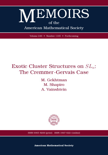 Exotic Cluster Structures on Sl N: The Cremmer-gervais Case
