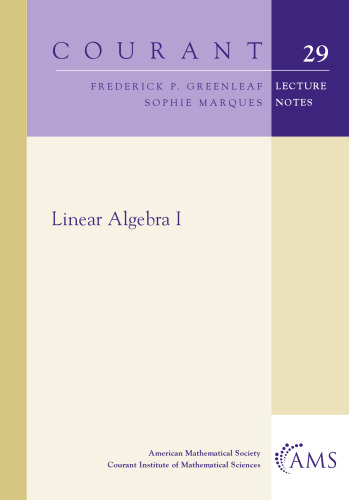 Linear Algebra I