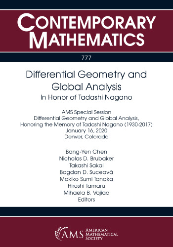 Differential Geometry and Global Analysis (Contemporary Mathematics, 777)