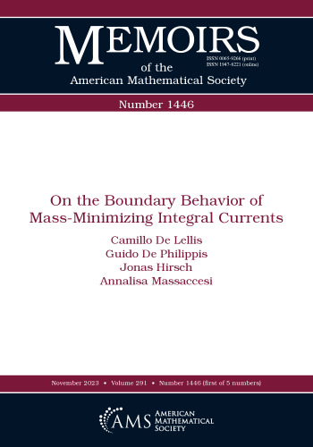 On the Boundary Behavior of Mass–Minimizing Integral Currents