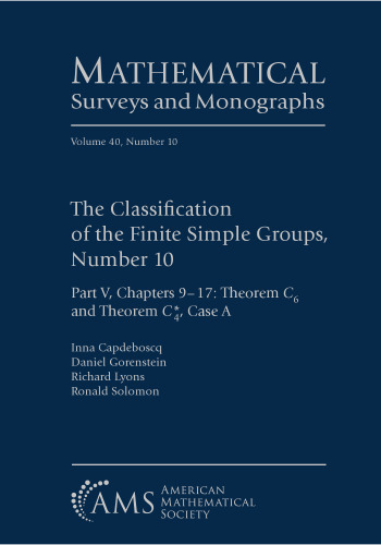 The Classification of the Finite Simple Groups, Number 10
