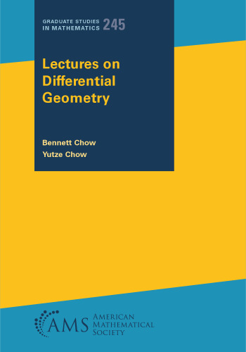 Lectures on Differential Geometry (Graduate Studies in Mathematics)