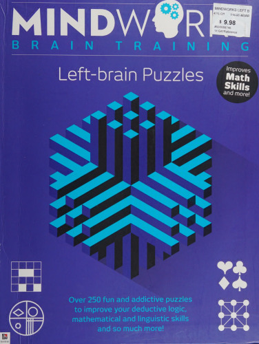 MindWorks Brain Training Left-brain (Deductive + Numeric) Puzzles