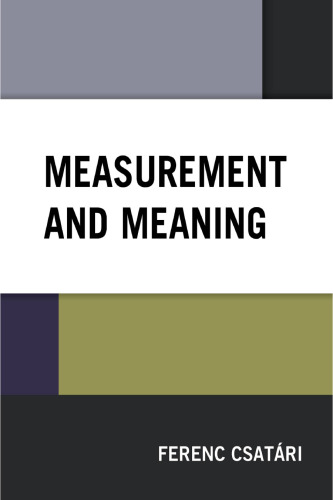 Measurement and Meaning