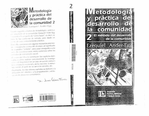 Metodología y Práctica del Desarrollo de la Comunidad