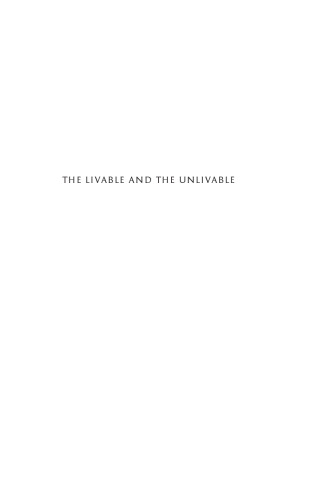 The Livable and the Unlivable