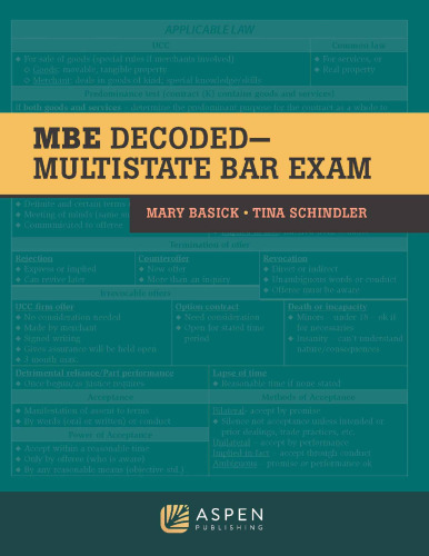 The MBE Decoded: Multistate Bar Exam