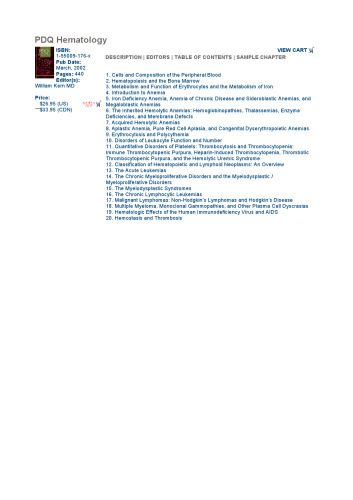 PDQ Hematology