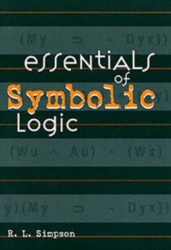 Essentials of symbolic logic